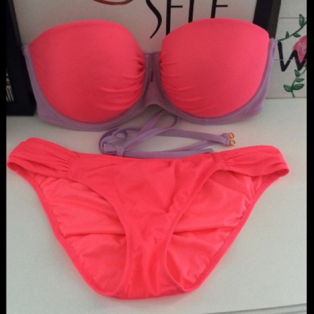 Victoria’s Secret Hot Pink Bikini - 36DD/M